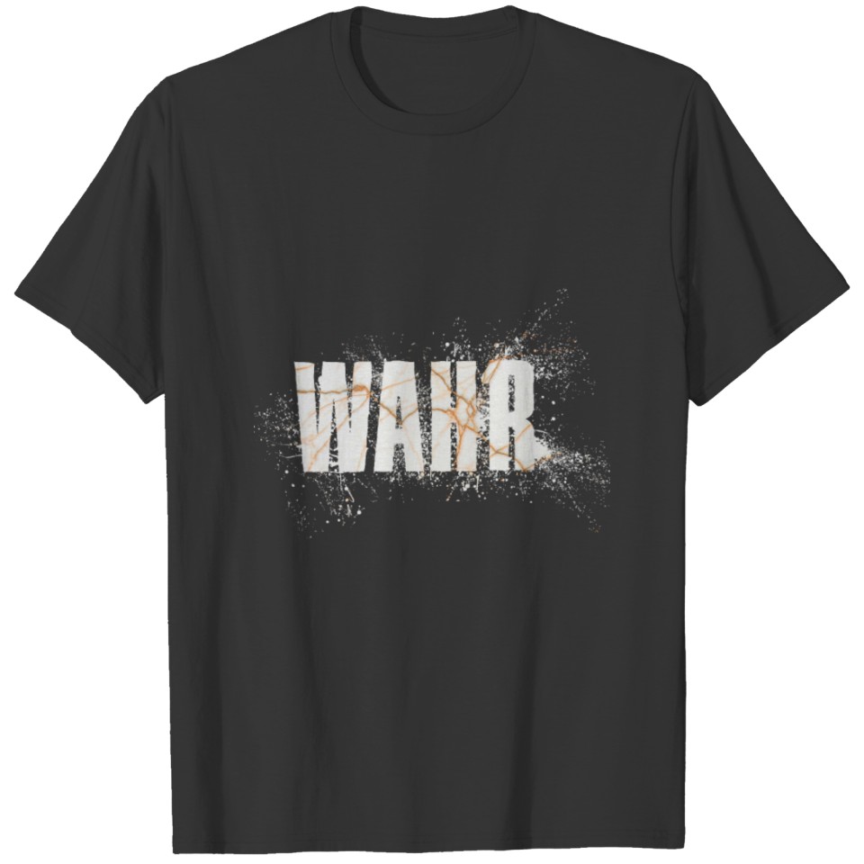 Wahr Word Art T-shirt