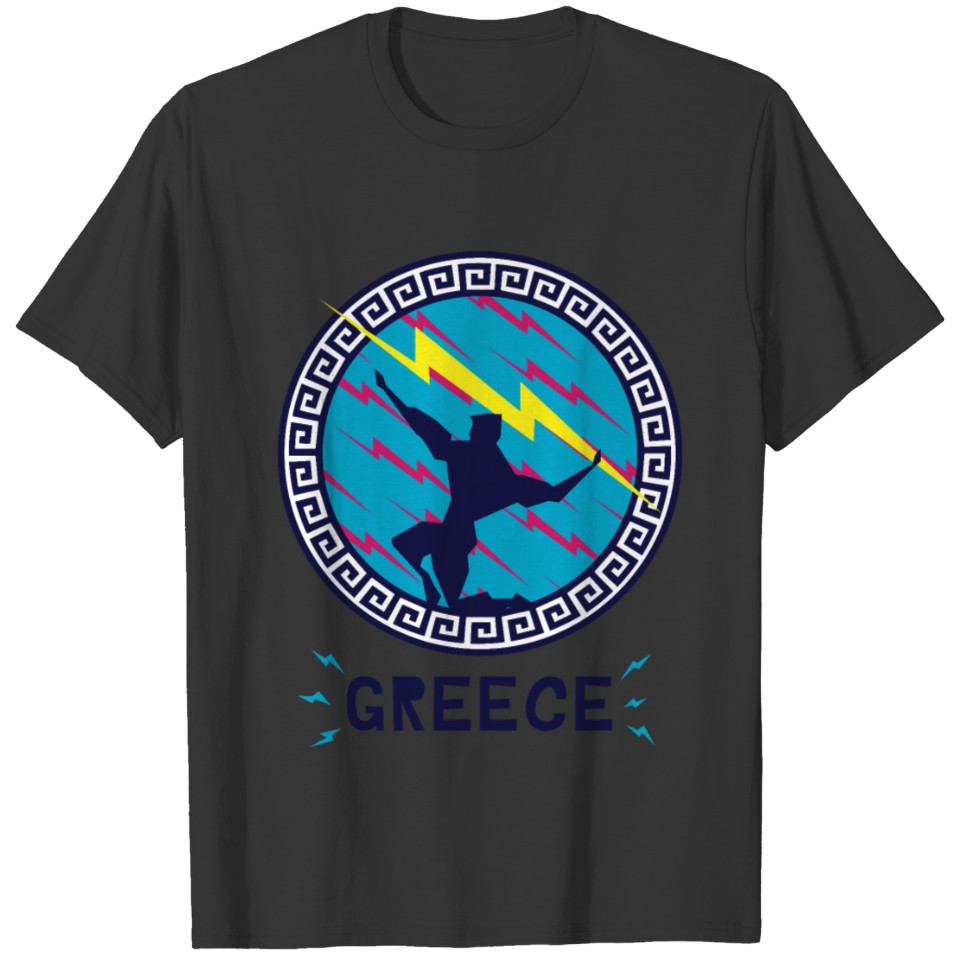 Greece - Zeus Greek mythology God Tee T-shirt