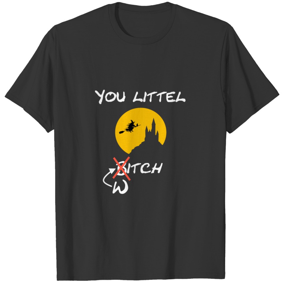 You littel witch Halloween witch T Shirts