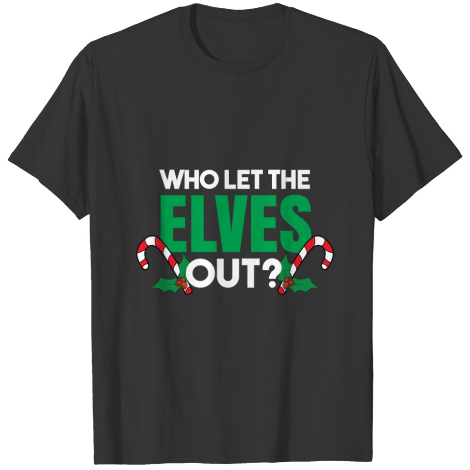 Elf Christmas Santa Claus Gift T Shirts