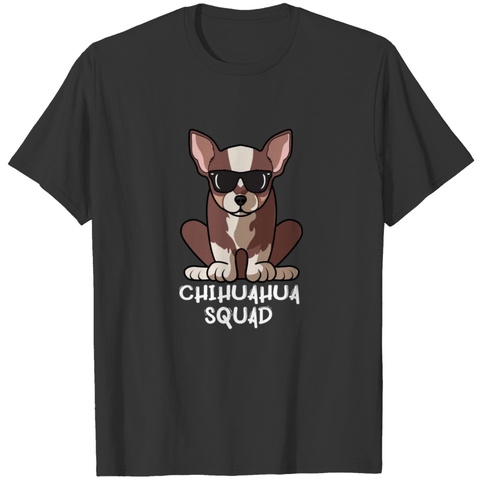 Chihuahua Squad With Sunglasses Funny Cool Dog T-S T Shirts