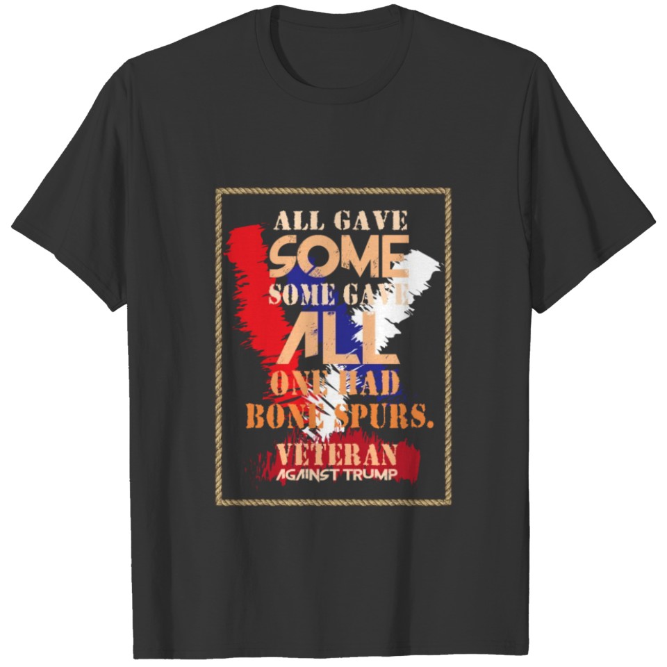 Veterans Against Trump Gifts T-shirt