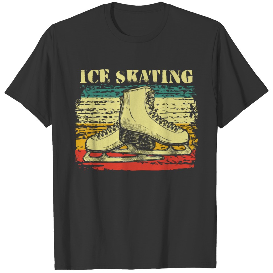 Ice skating winter T-shirt