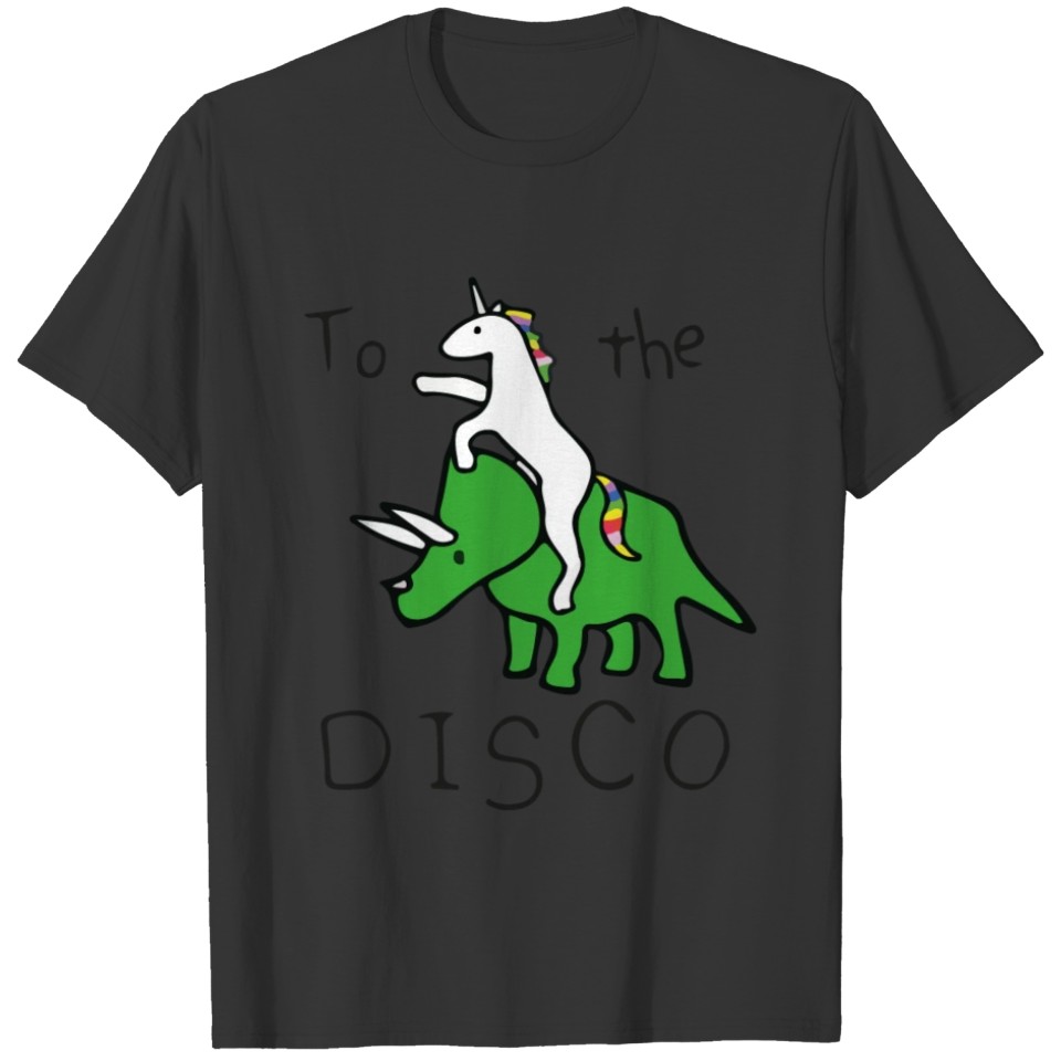 To the Disco Party celebrate unicorn T-shirt