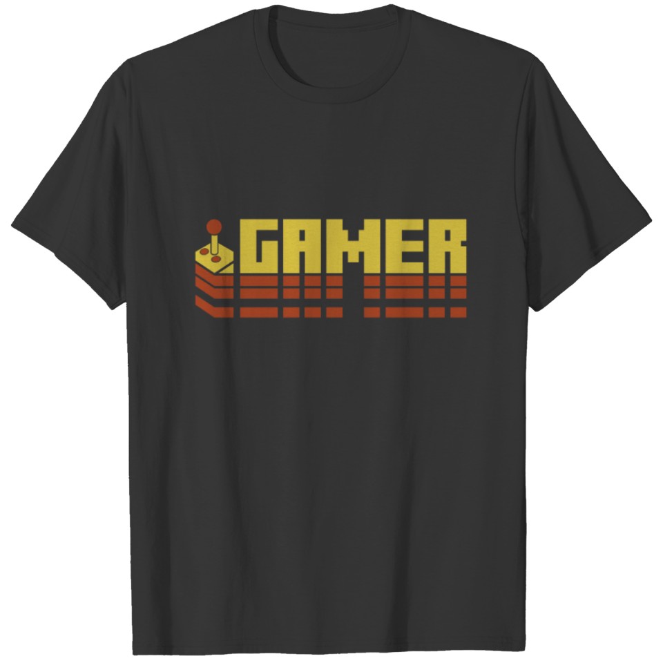 Gamer Retro Joystick Don't Pause PC Game Console T-shirt