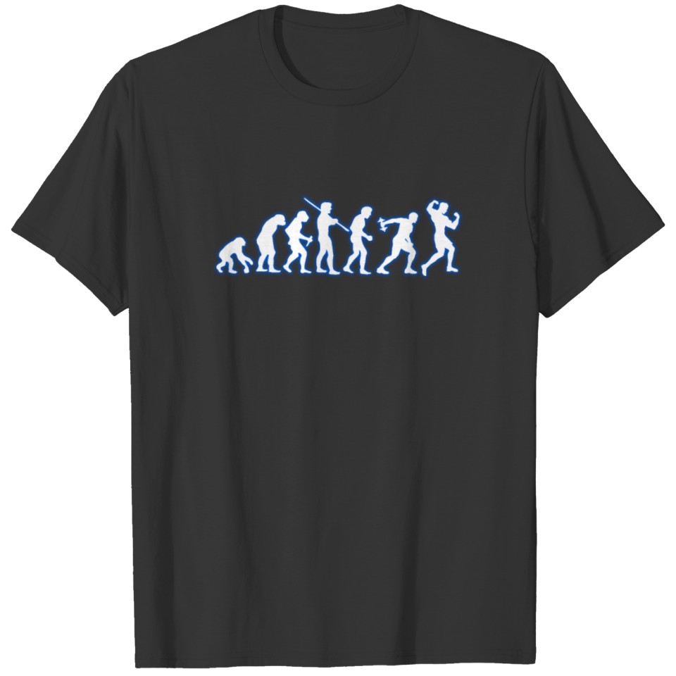 Evolution of gym gift T-shirt