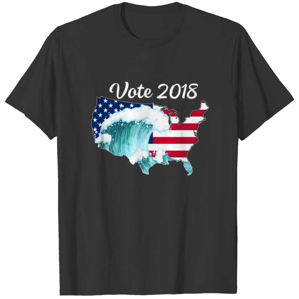 Blue Wave 2018 Midterm Election Vote Democrat T Shirts