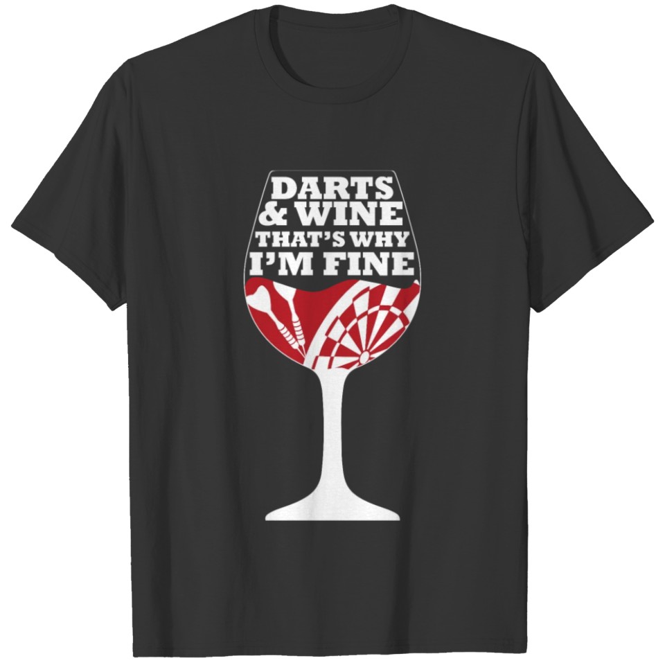Darts Sport Funny Gift T-shirt