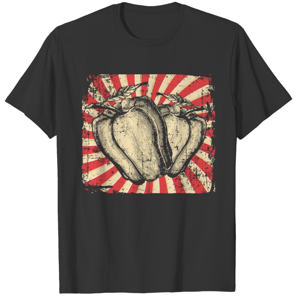 Pepper Vegetable T Shirts