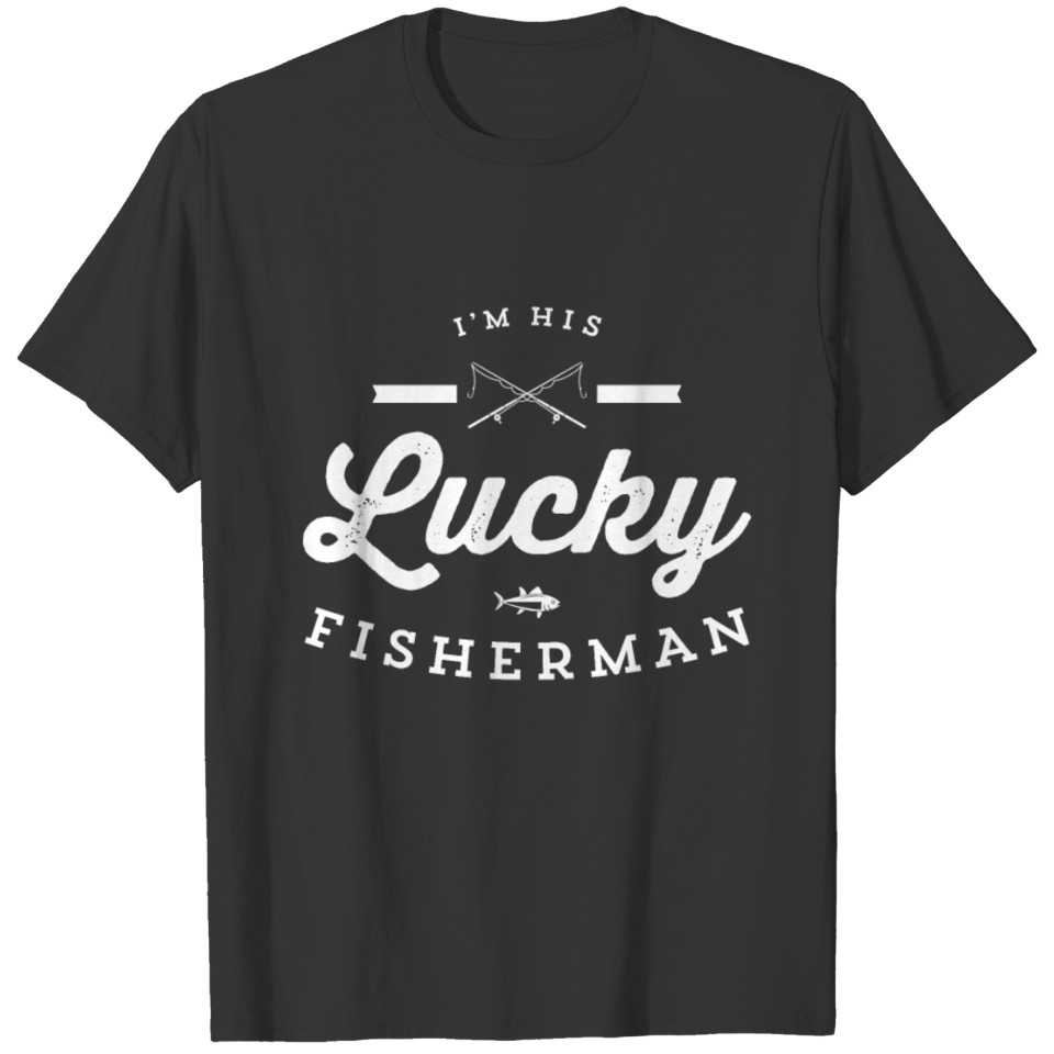 Couples Matching S Fisherman Love Wife Fishing T-shirt