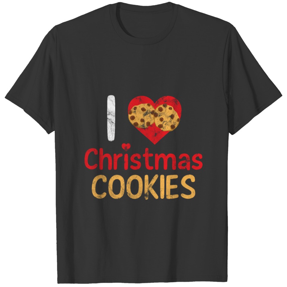 Love Christmas gift cookies T-shirt