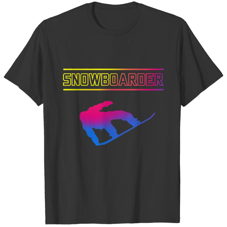 Jumping Snowboarder Boarder Snowboarding T-shirt