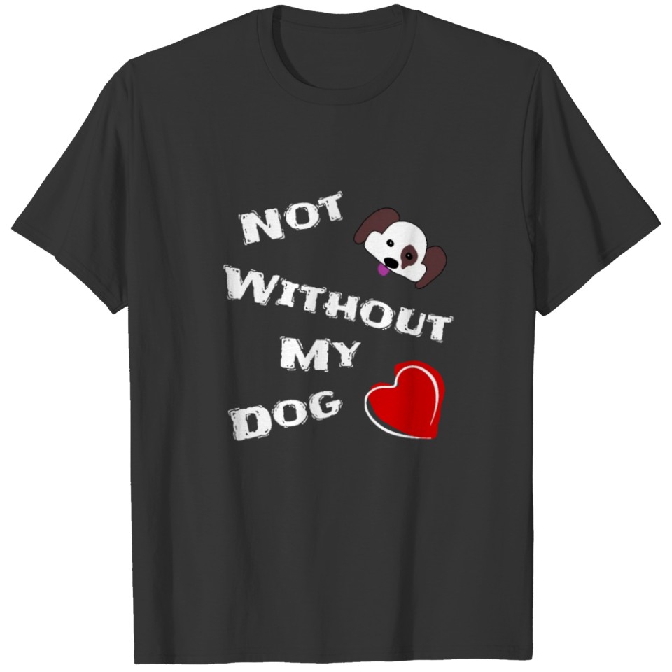 Cute Dog Gift Animal Lover Woof T-shirt