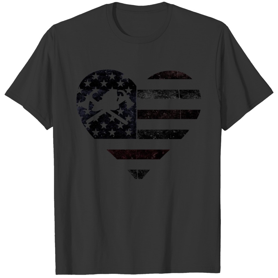 A heart for firefighters - Premium Design T-shirt