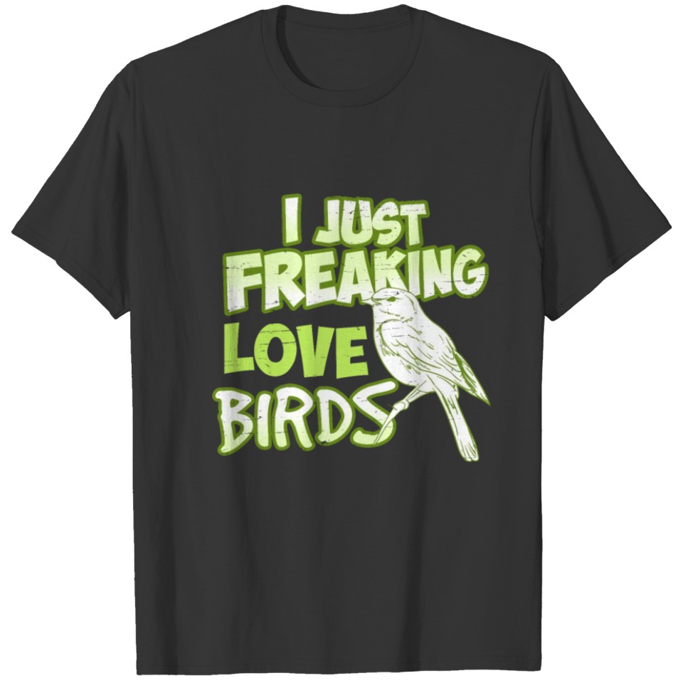 Bird Breeder Animal Love Retro Gift Idea Gift T-shirt