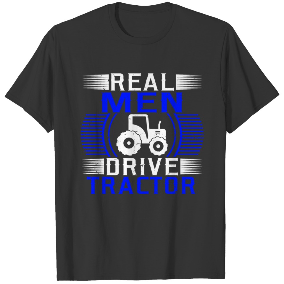Tractor agriculture farmer tug acre engine Farmer T-shirt