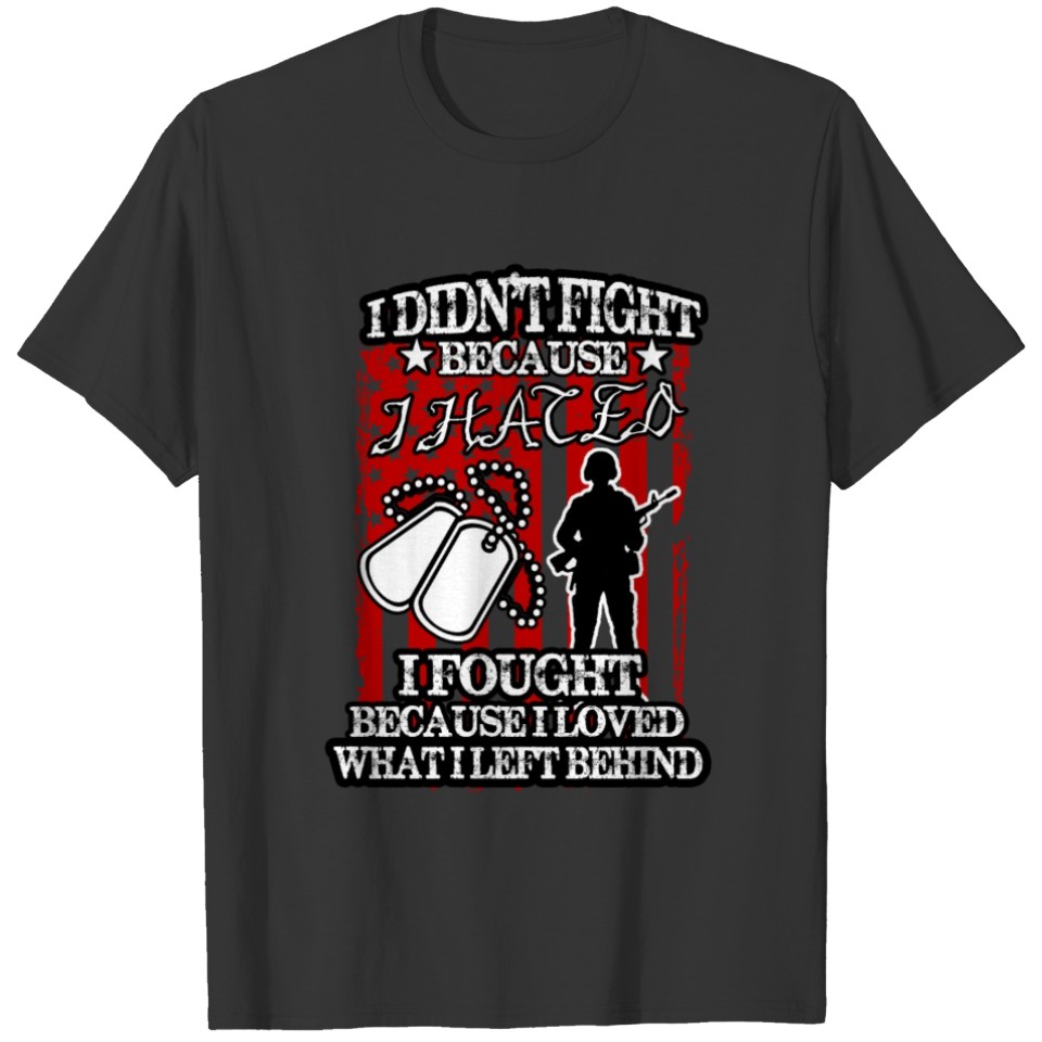 I didn't fight because i hated T-shirt