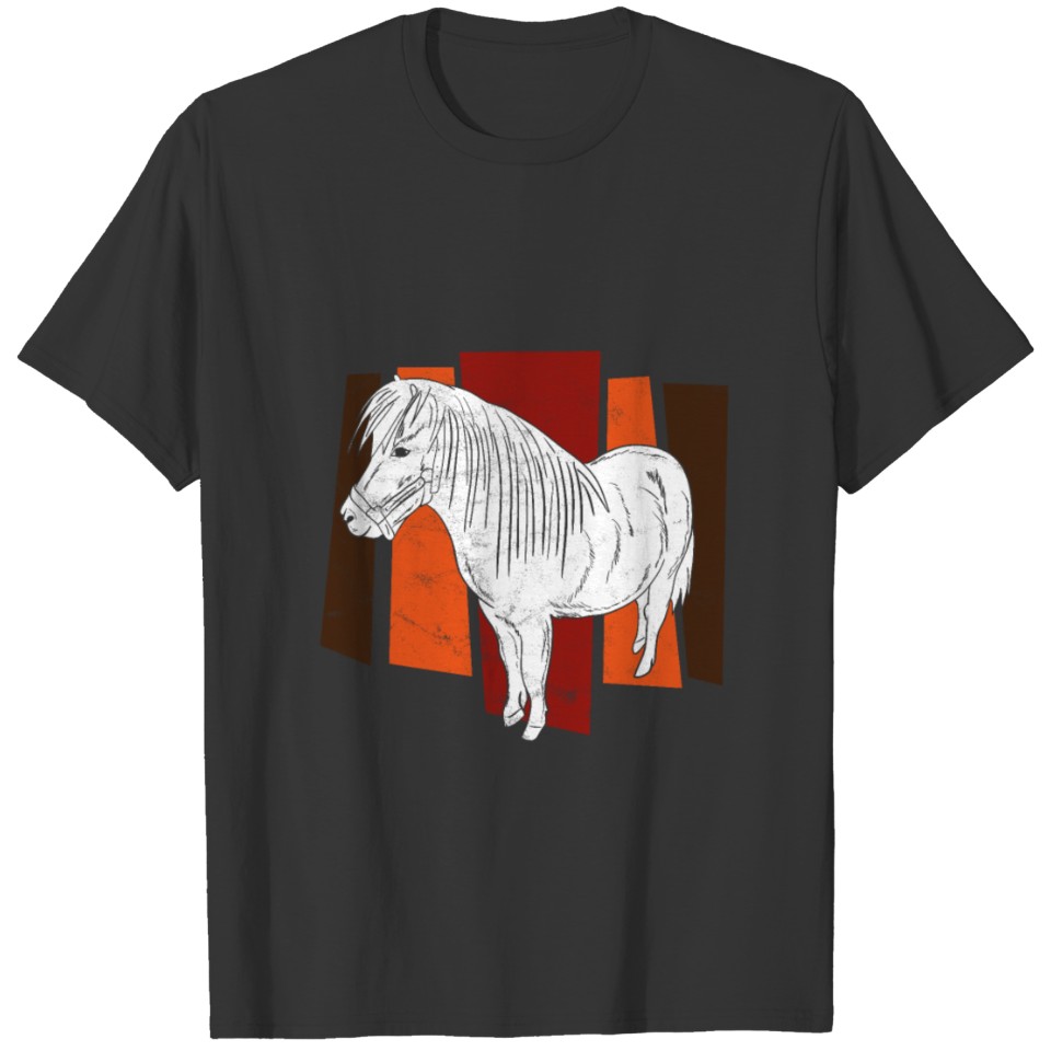 Pony Retro Vintage Horse Rider Dressage Love T Shirts