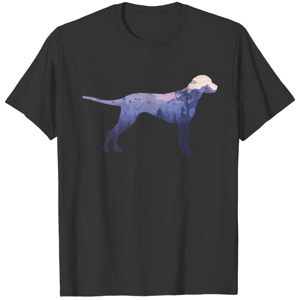 Dog at dawn T-shirt