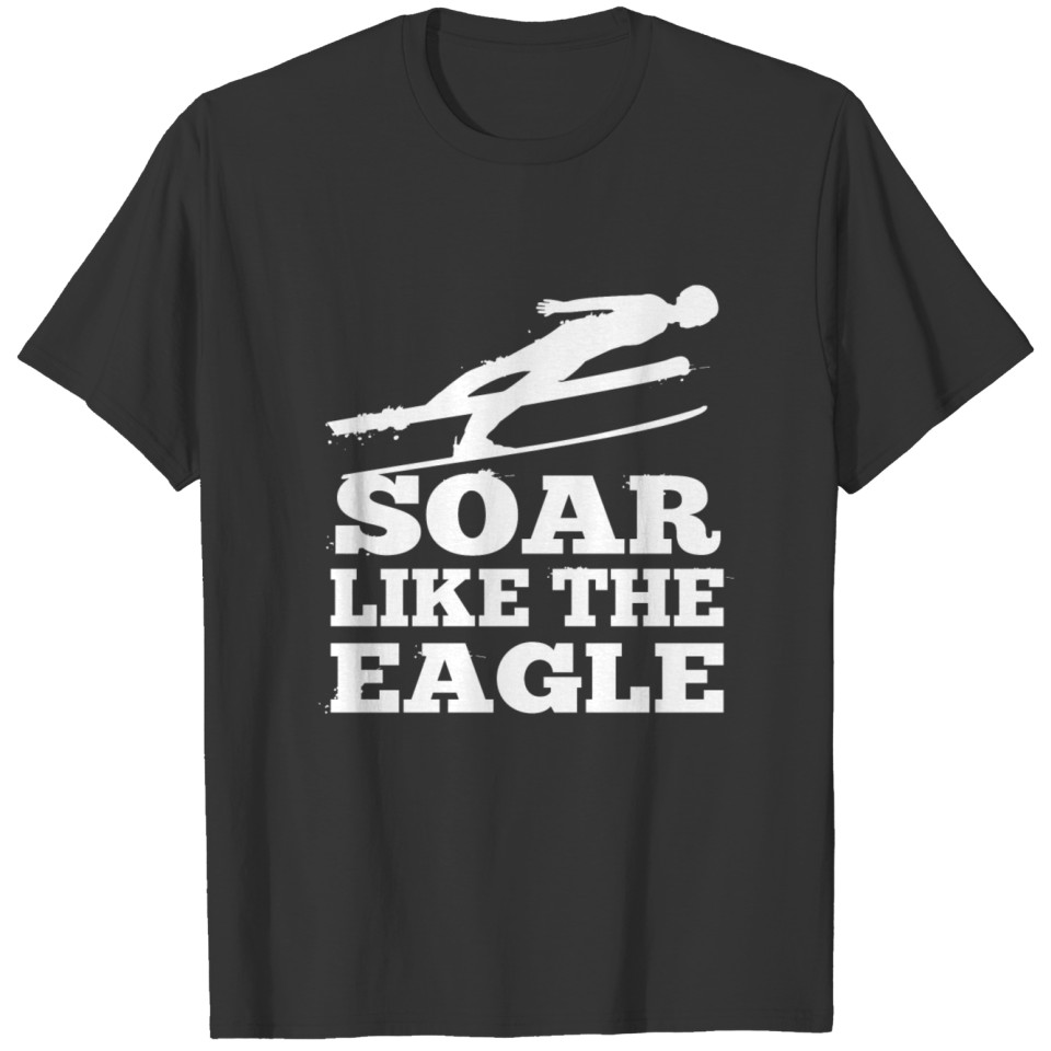 Ski Jumping Eagle Gift T-shirt