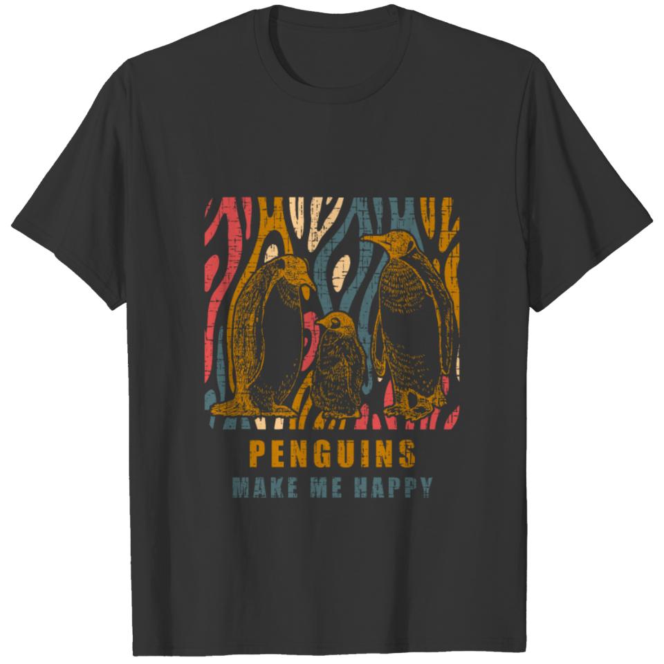 Penguin christmas birthday gift idea T-shirt