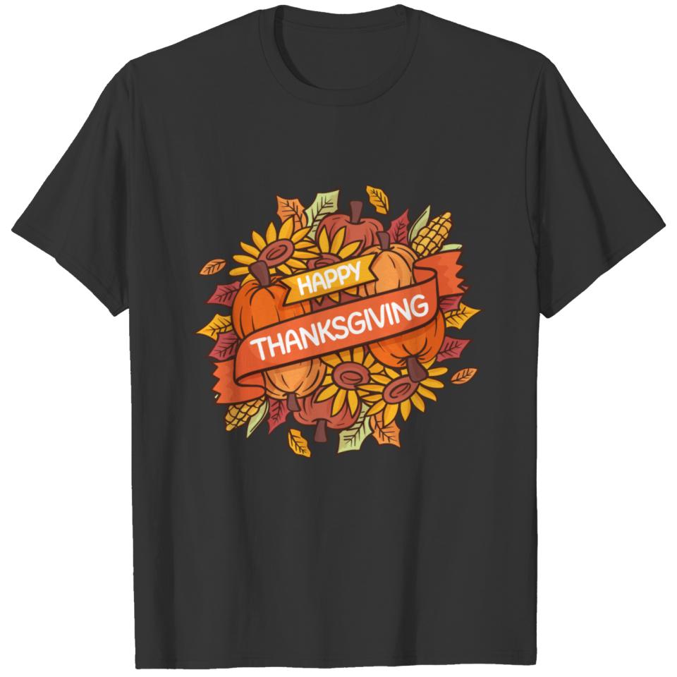 happy thanksgiving T-shirt