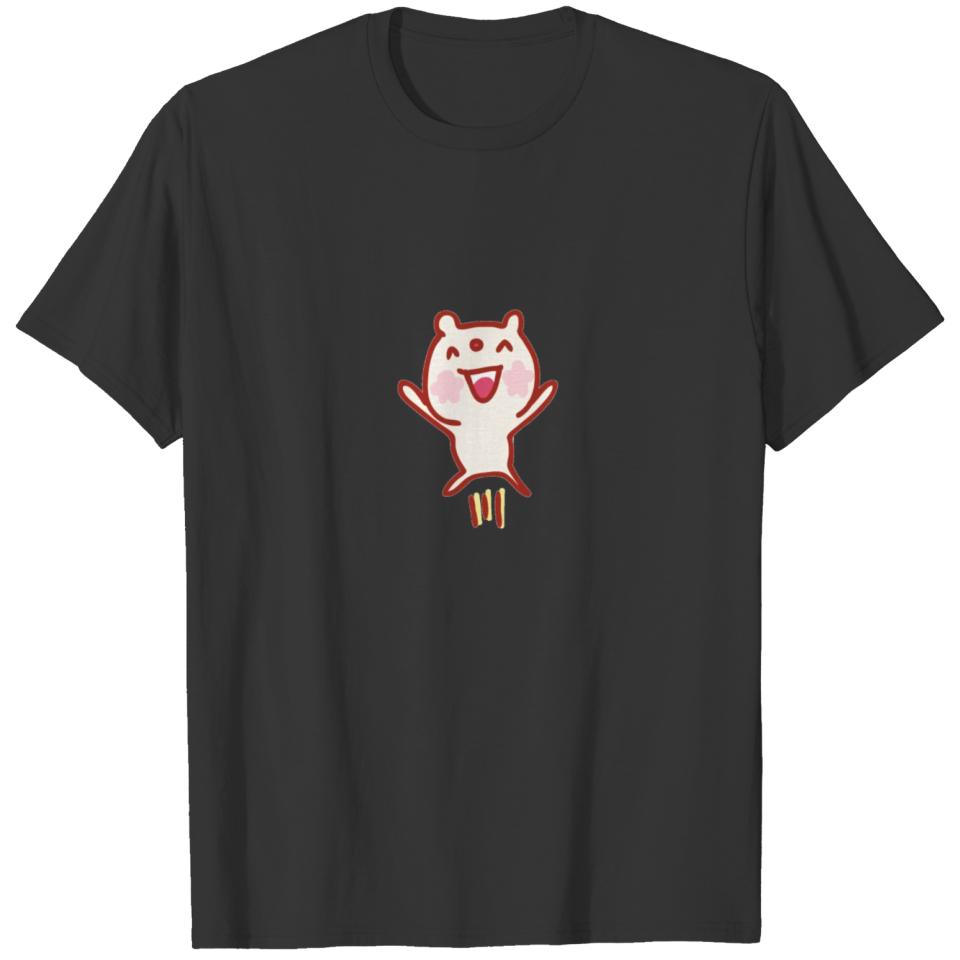 happy jumping Dog T-shirt