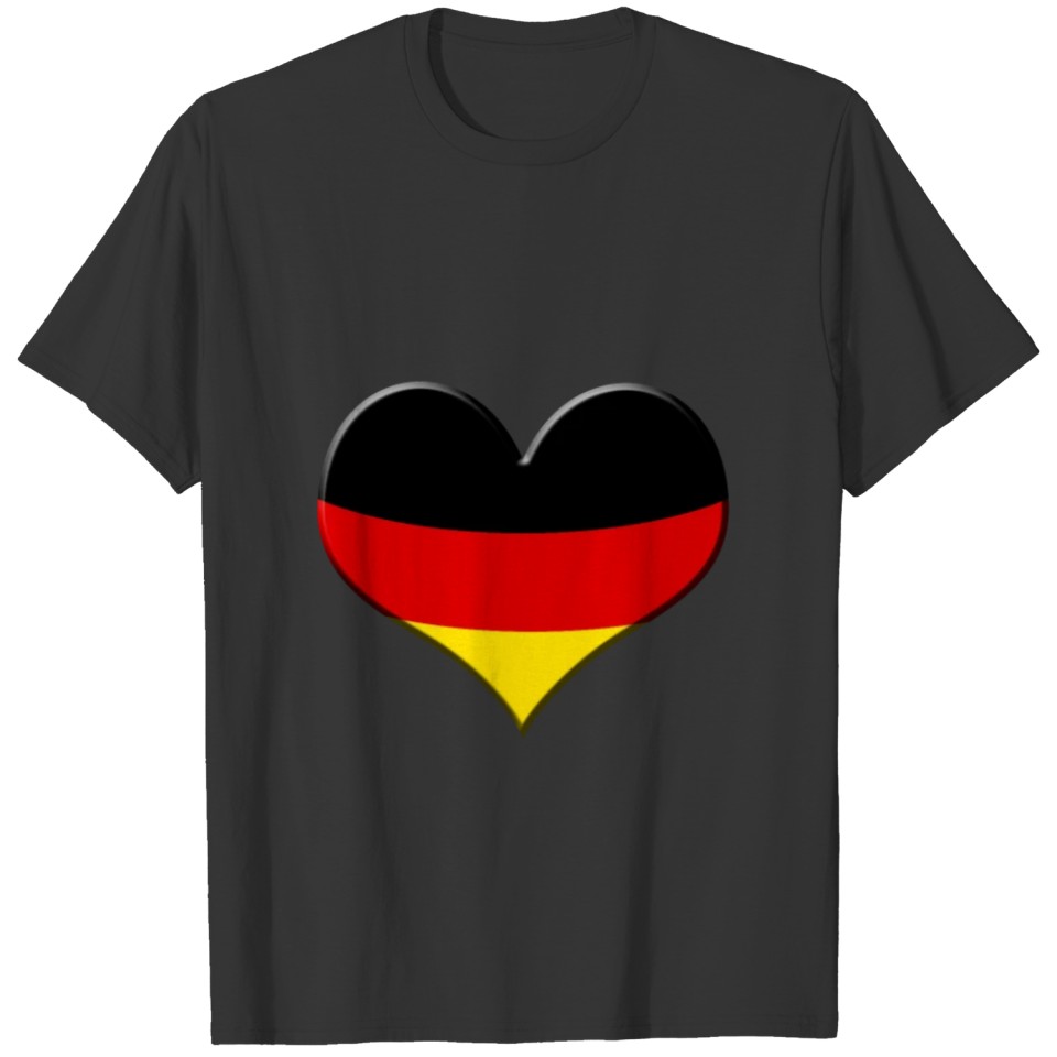 (Germany Heart-shaped) T-shirt