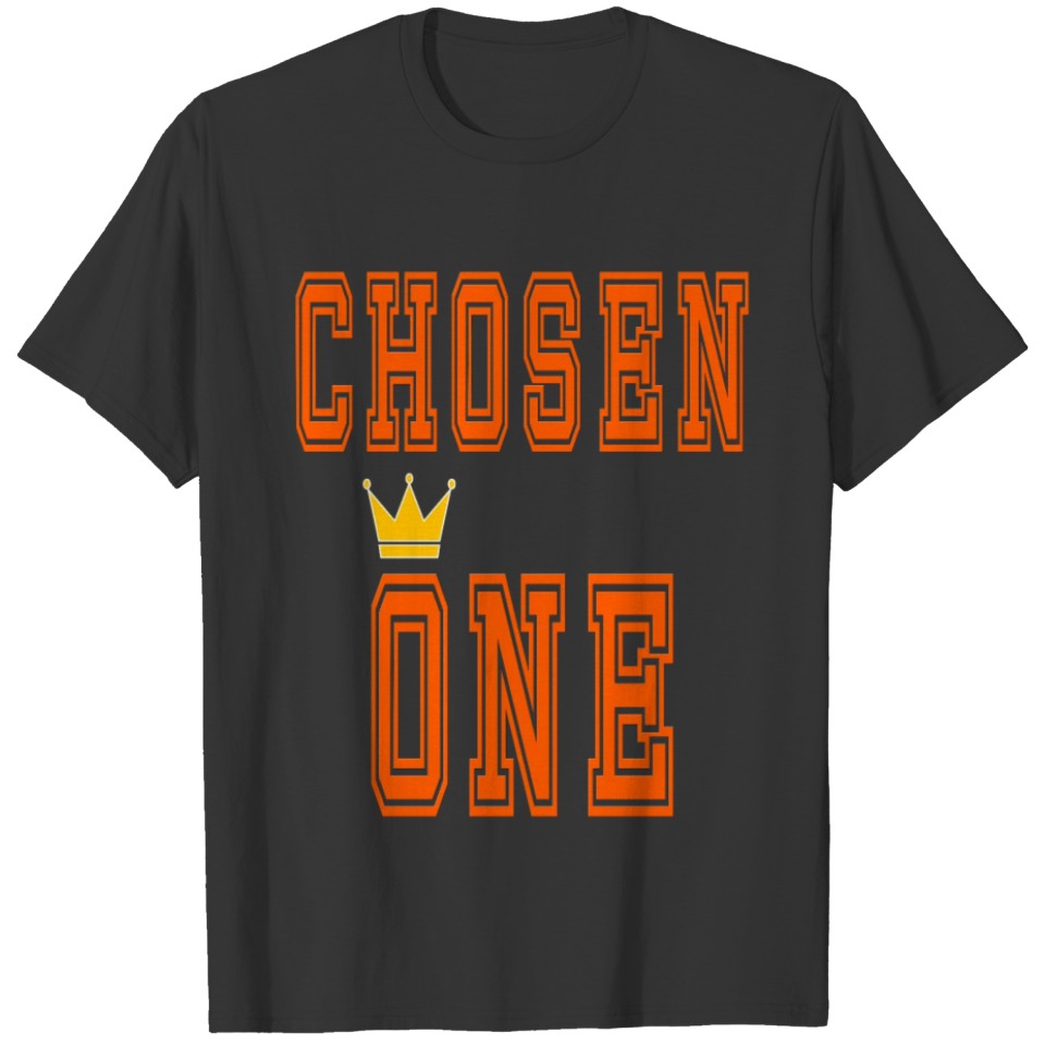 Great Tee typography design saying "Chosen" and T-shirt
