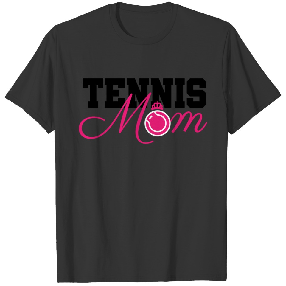 Tennis Shirt Mom Woman Racket Tennis Ball Gift T-shirt