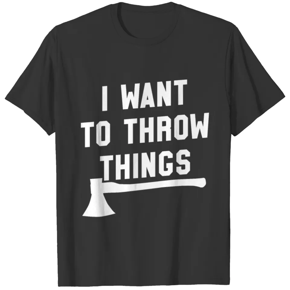 Axe Throwing Throw Darts Swing Thrower Gift Things T-shirt