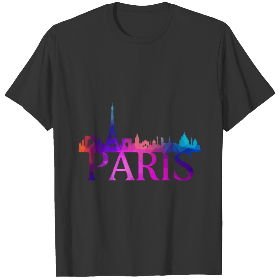 Paris Colorful T-shirt