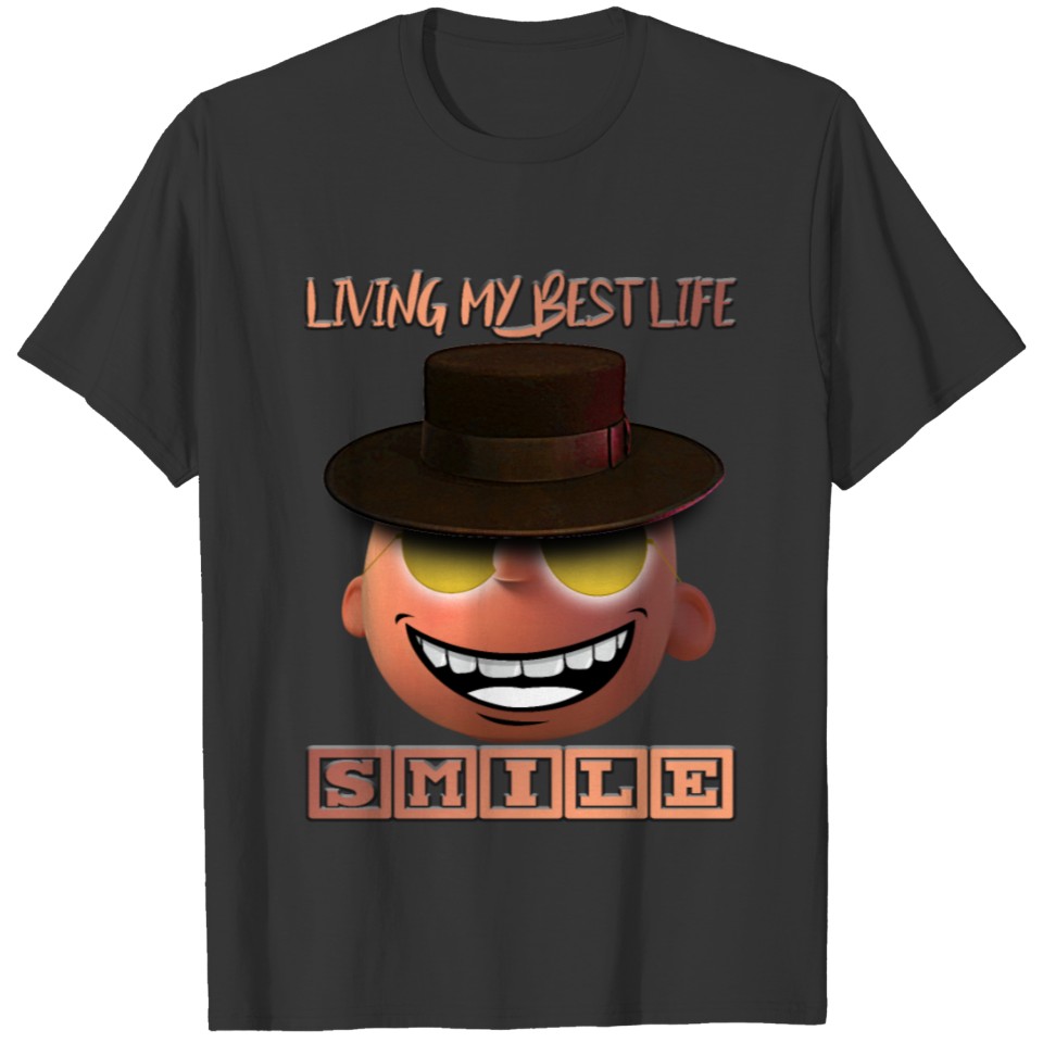 Living My Best Life/Smile T-shirt