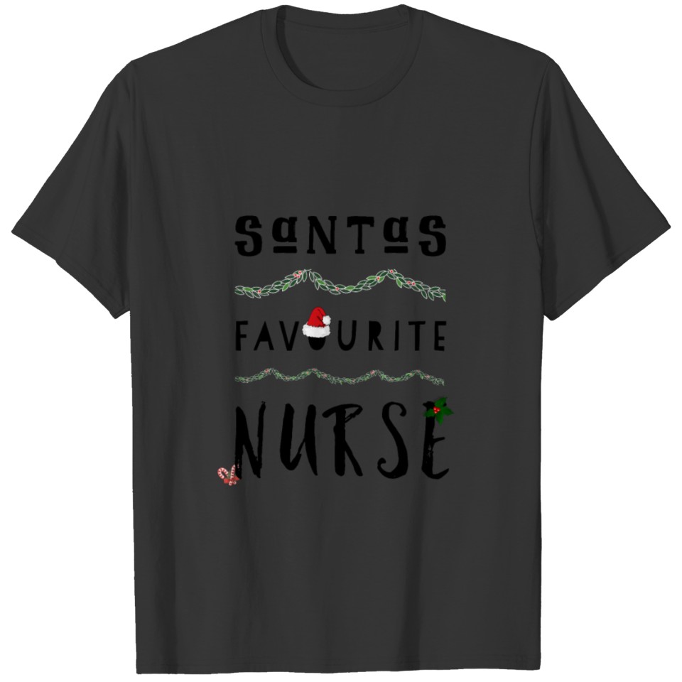 Nurse Santa Claus Hospital Shirt Gift T-shirt