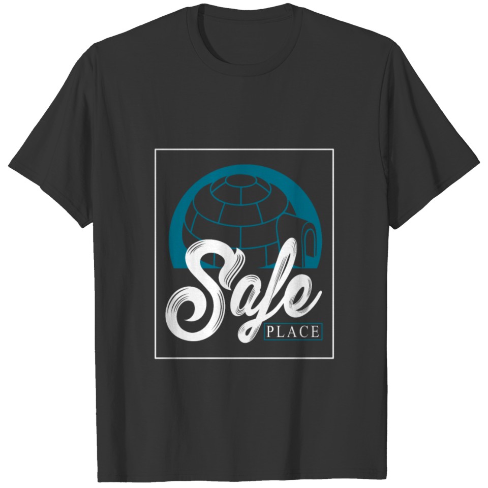 Safe Place Gift Christmas Birthday Kids Present T-shirt