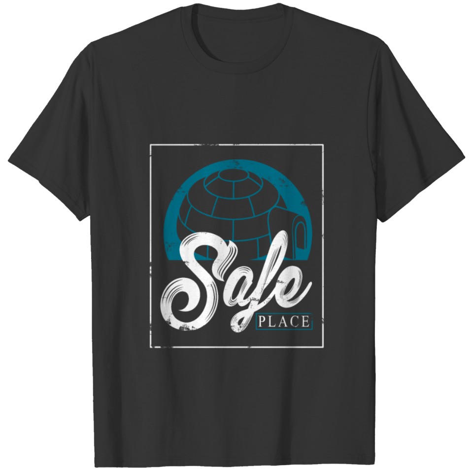 Safe Place Gift Christmas Birthday Kids Present T-shirt