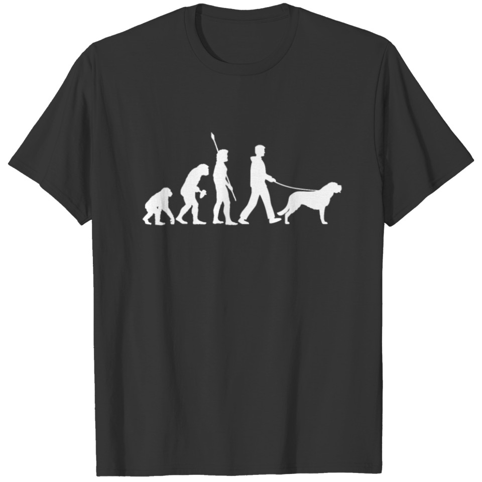 Funny Saint Bernard Evolution Dog Owner Gag Gift T Shirts