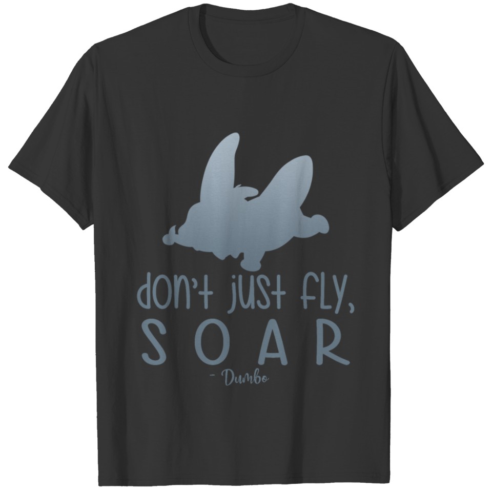 don't just fly , soar - fly elephant cartoon big T-shirt