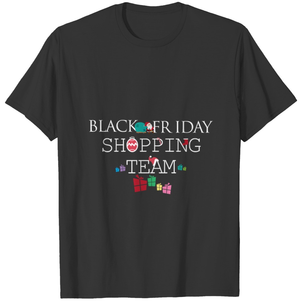 Black Friday Shopping Team Sale Discount Gift T Shirts