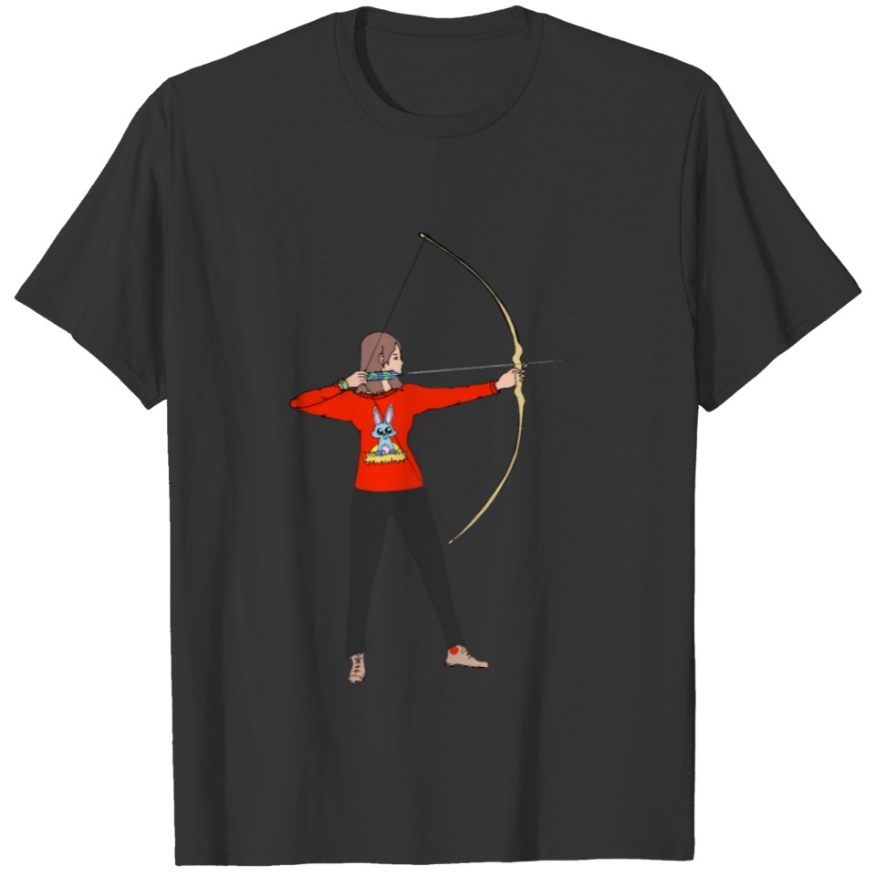 Alexia at archery T-shirt