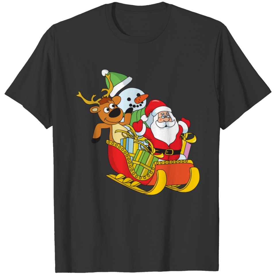 Reindeer Santa Claus T-shirt