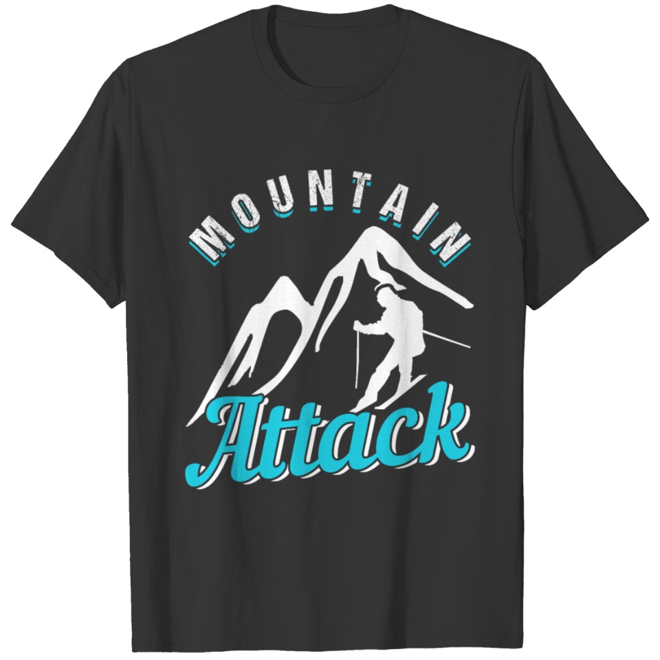 Mountain Cold Winter Christmas Xmas Ski Gift T-shirt