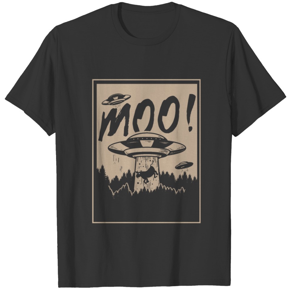 Moo Cow Ufo T-shirt