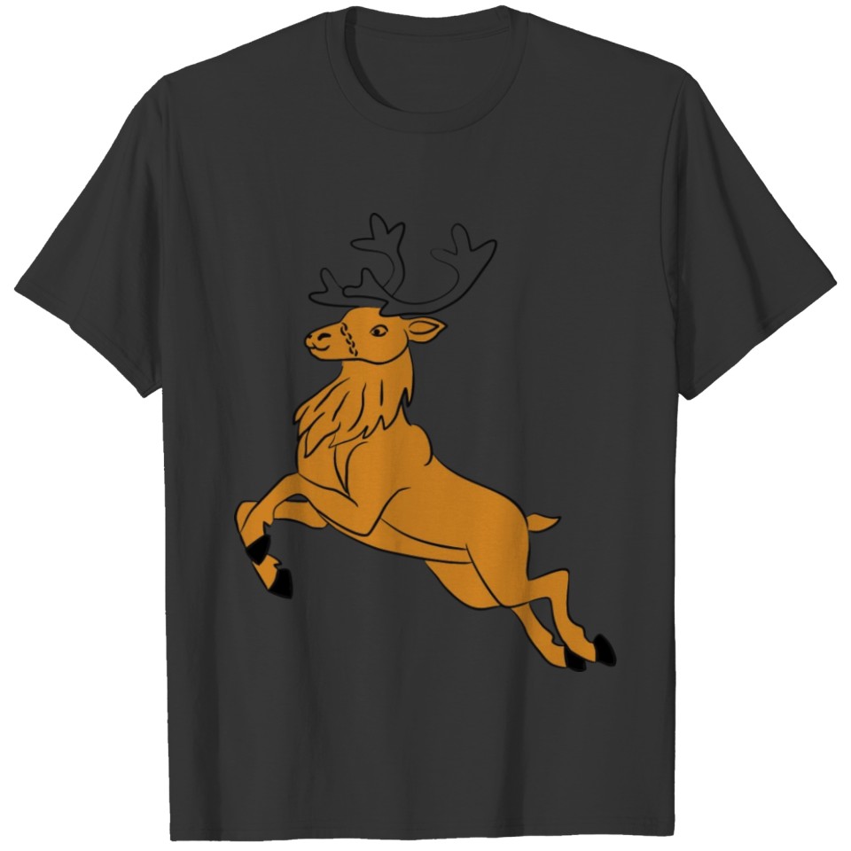 Christmas deer T-shirt