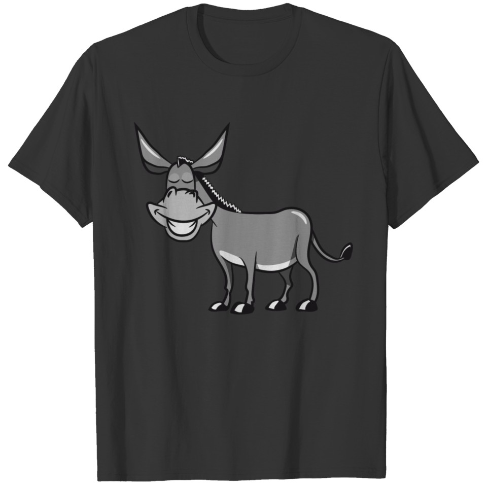 donkey funny laugh grin stupid animal muli funny n T Shirts