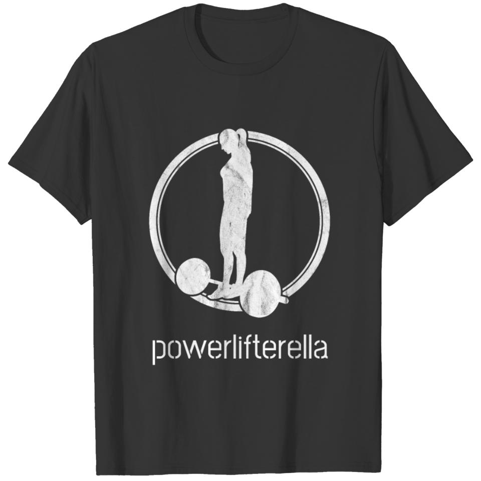 Powerlifting Women Girl Lift Deadlift Vintage Gym T-shirt