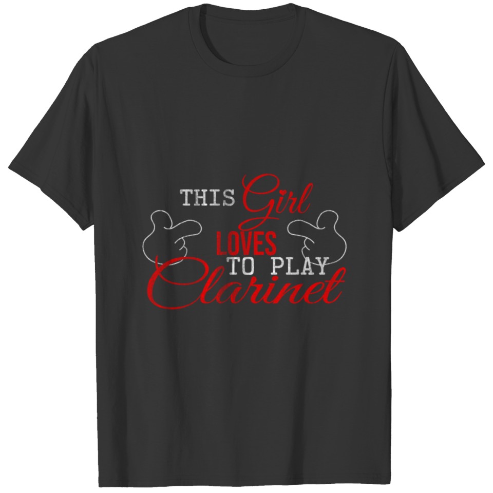 Clarinet Girl T-shirt