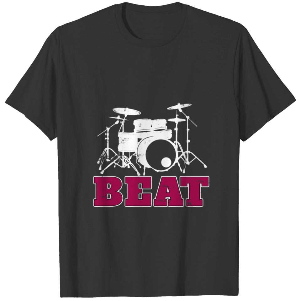 Beat Gift Christmas Drummer Drums Birthday T-shirt