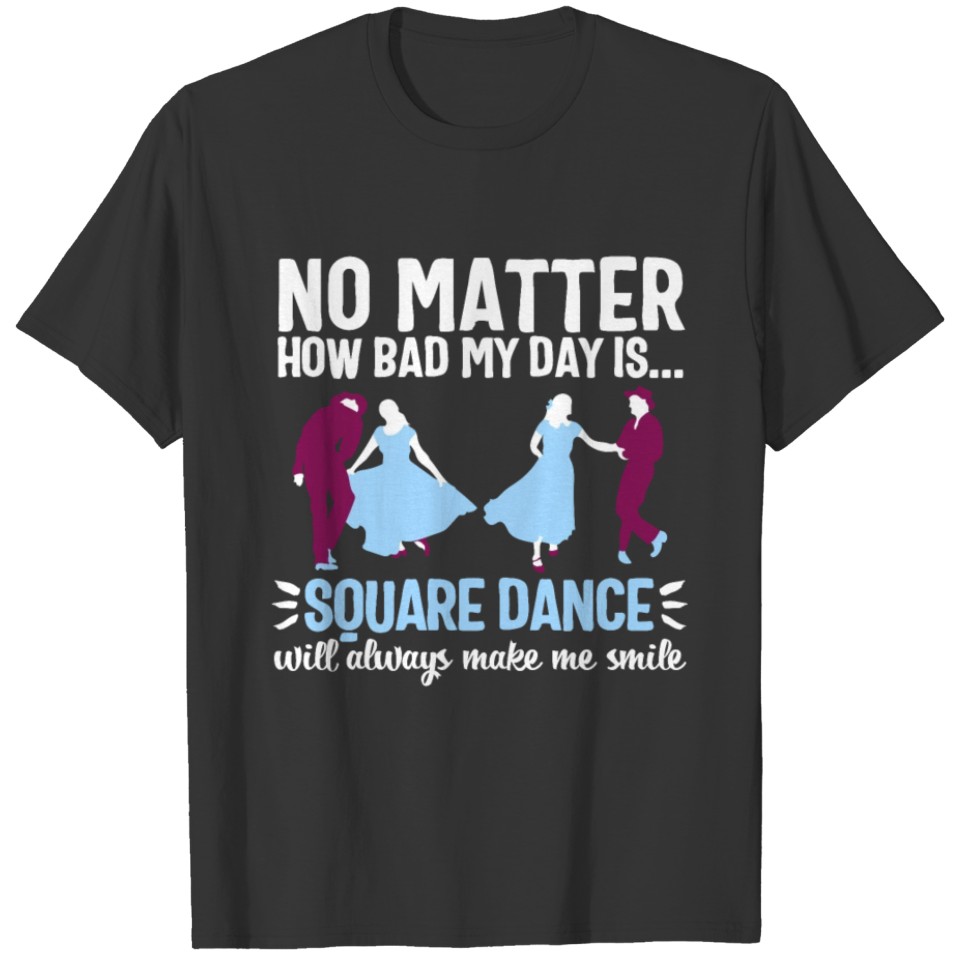 Square dance women men T Shirts dancing couple Day