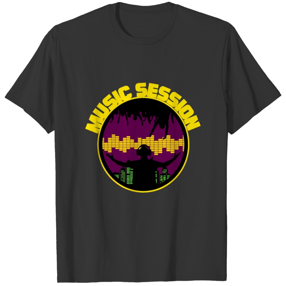 Music Session DJ City Life T-shirt